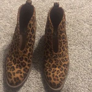 Women’s cheetah booties